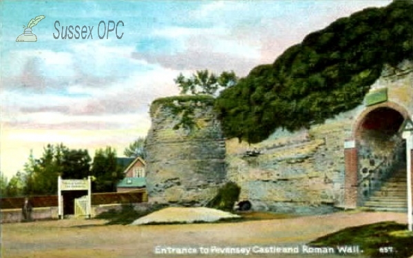 Pevensey - The Castle Entrance